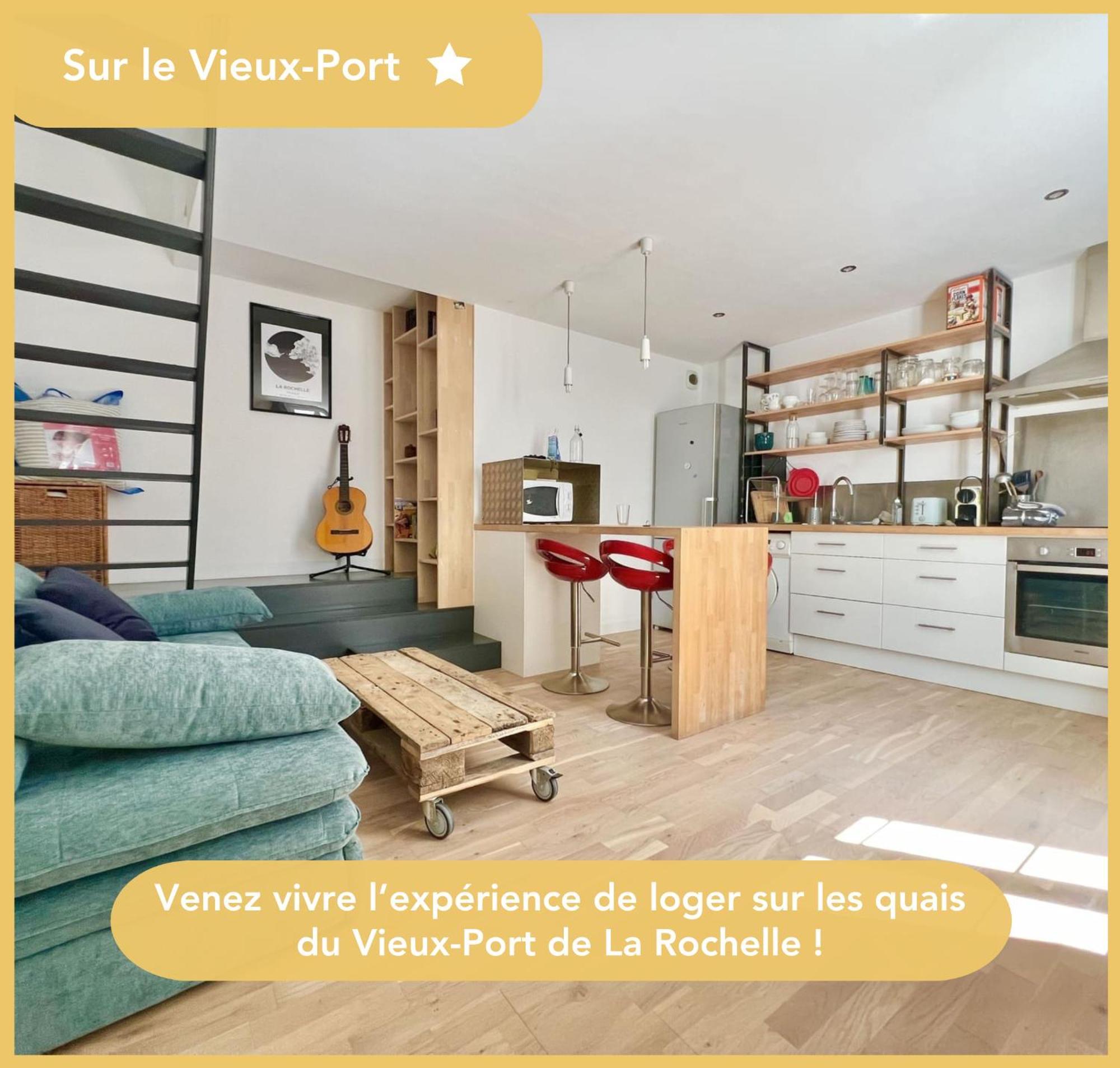 Appartement Sur Le Port - Duplex Cosy & Moderne Face Au Port - Wifi Gratuite - Parfaitement Equipe La Rochelle  Eksteriør bilde